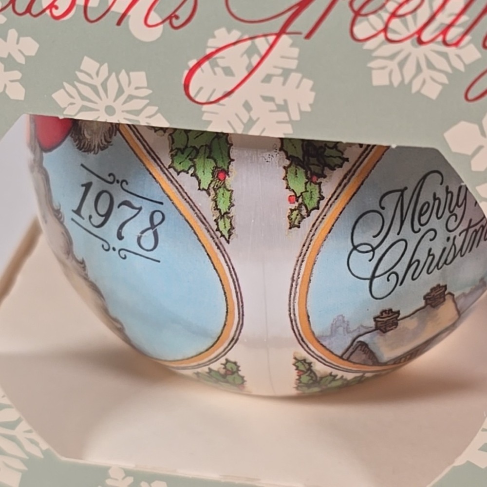 Vintage Signatures Of Christmas Ornament 1987 Lot Of 3 - Picture 5 of 16